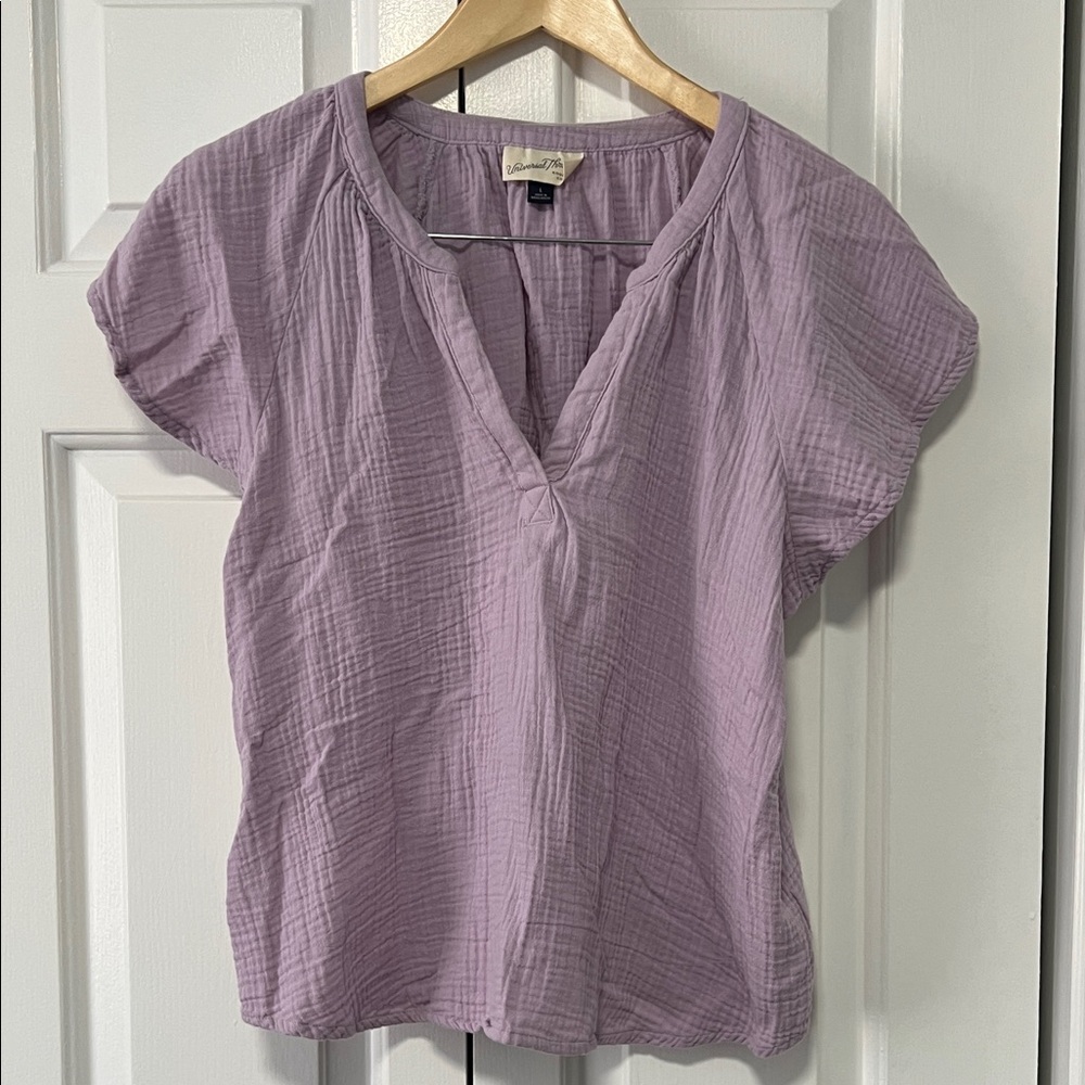 Universal Thread Lilac Textured Blouse